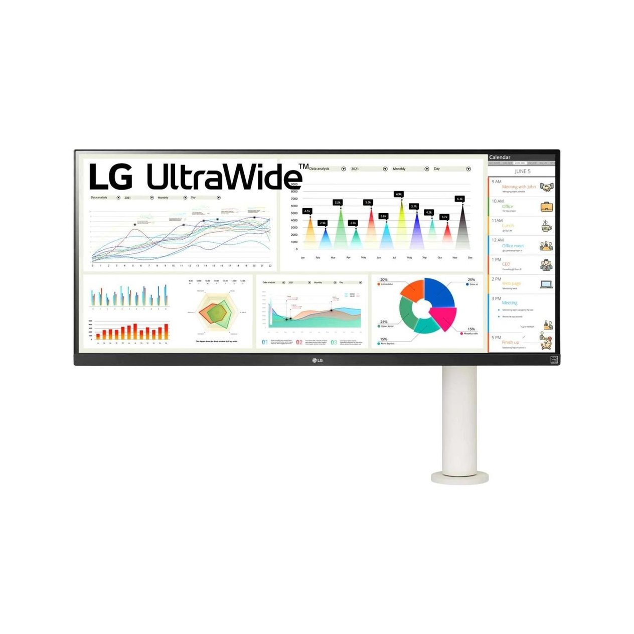 LG 34 1Ms 60Hz (HDMI-Display-USC-C) UltraWide FHD Monitör 34WQ680-W           