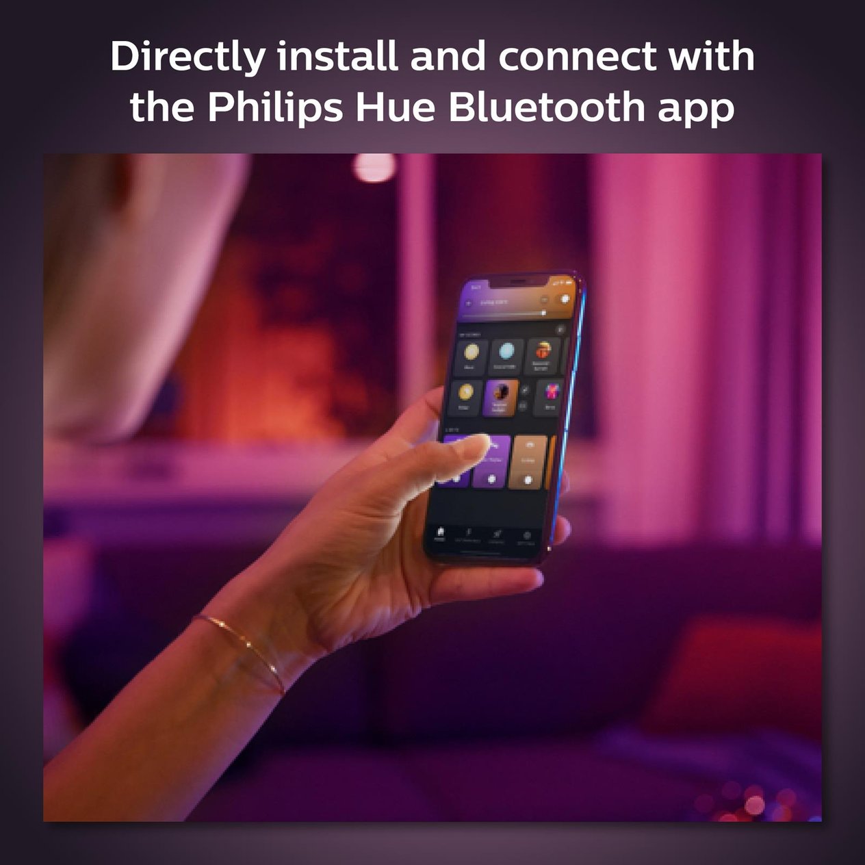 Philips 4.3w Renkli Akıllı Bşl. Seti 3lü Kumandalı Gu10 Bt. - 929001953113