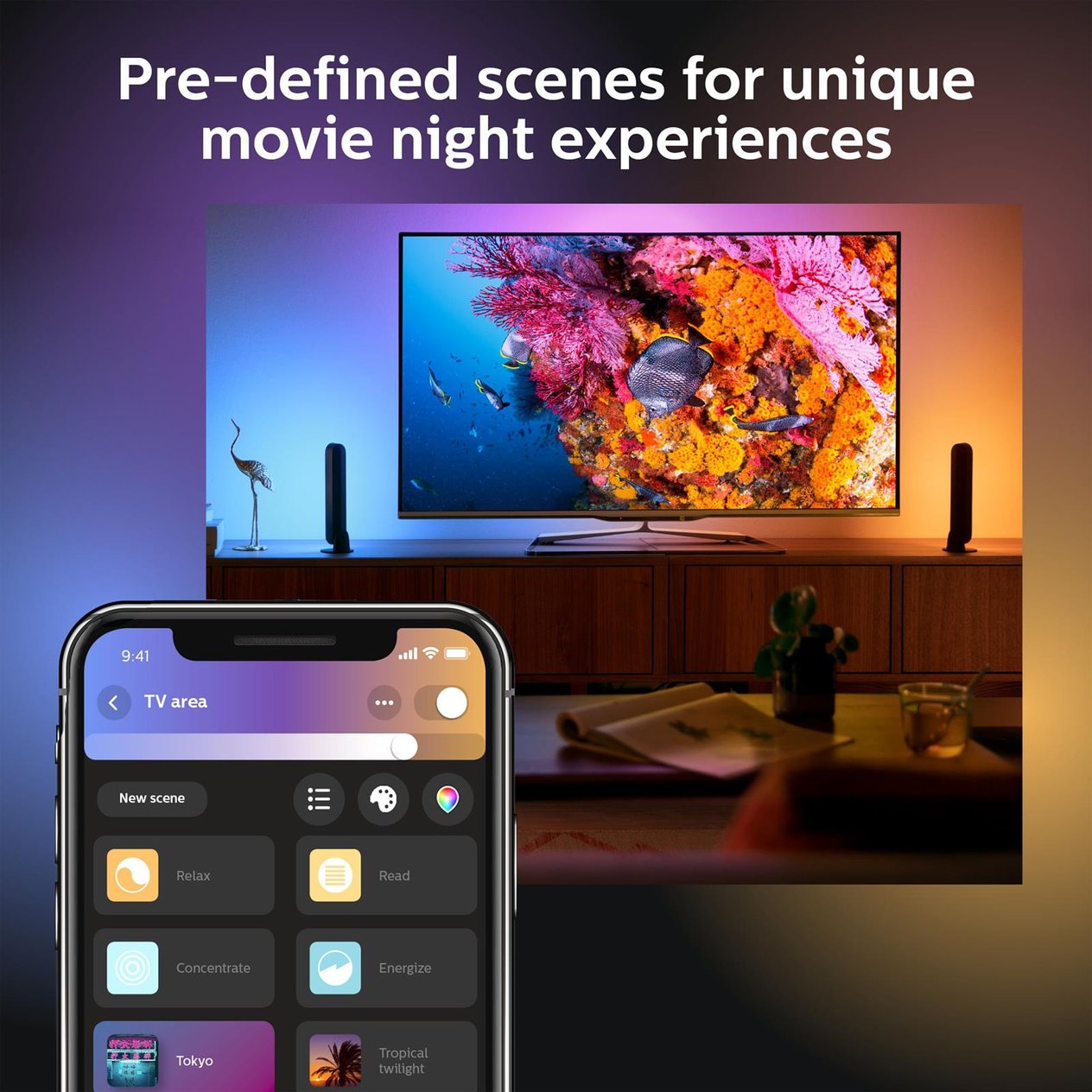 Philips Hue Play 2'li Ekopaket - Siyah