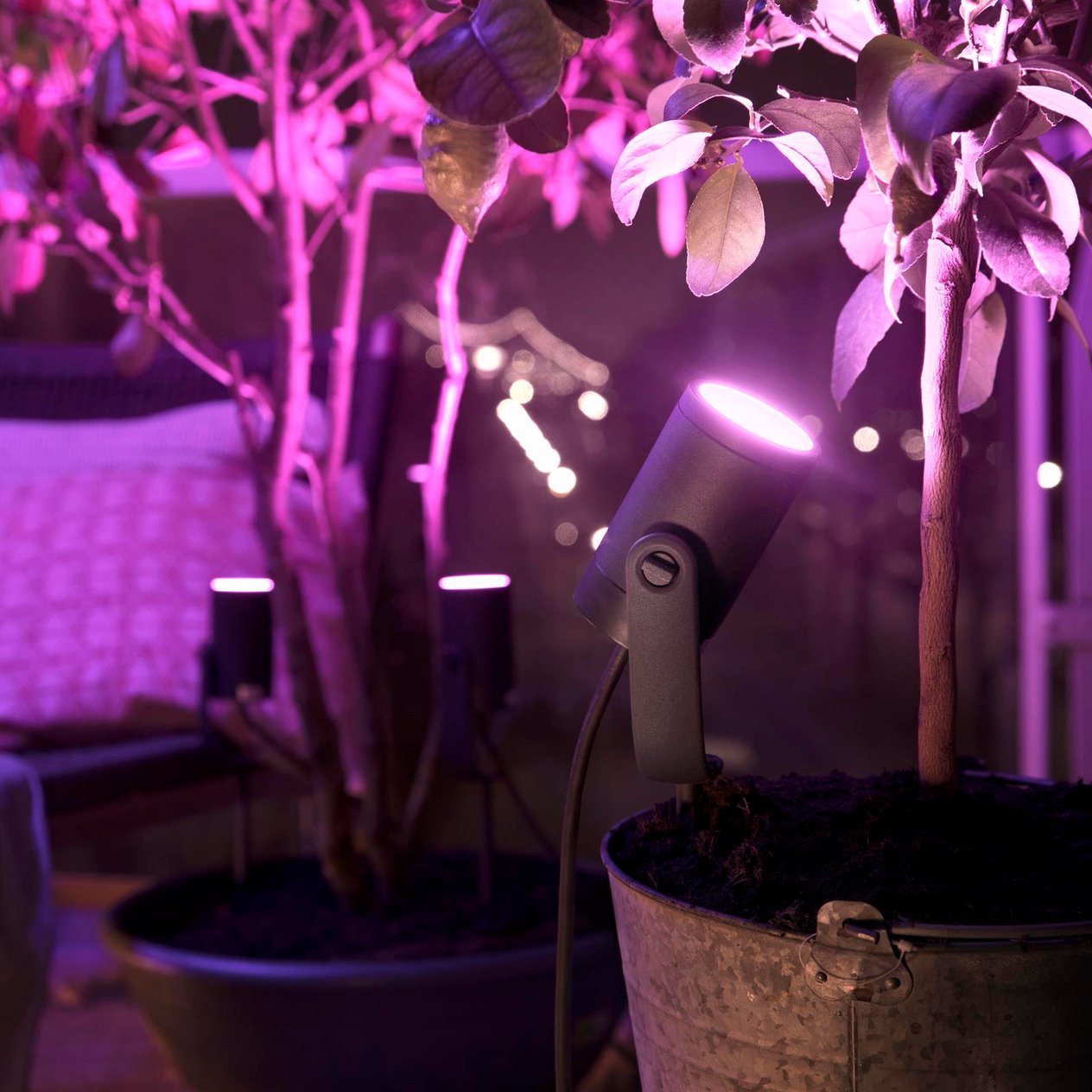 Philips Hue White And Color Ambiance Lily Akıllı Led Bahçe Spot Lamba 