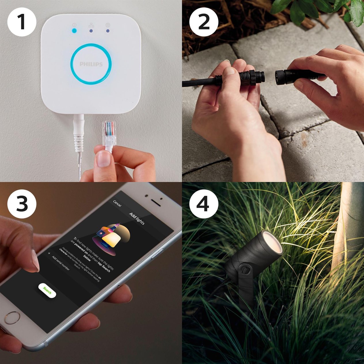 Philips Hue White And Color Ambiance Lily Akıllı Led Bahçe Spot Lamba 