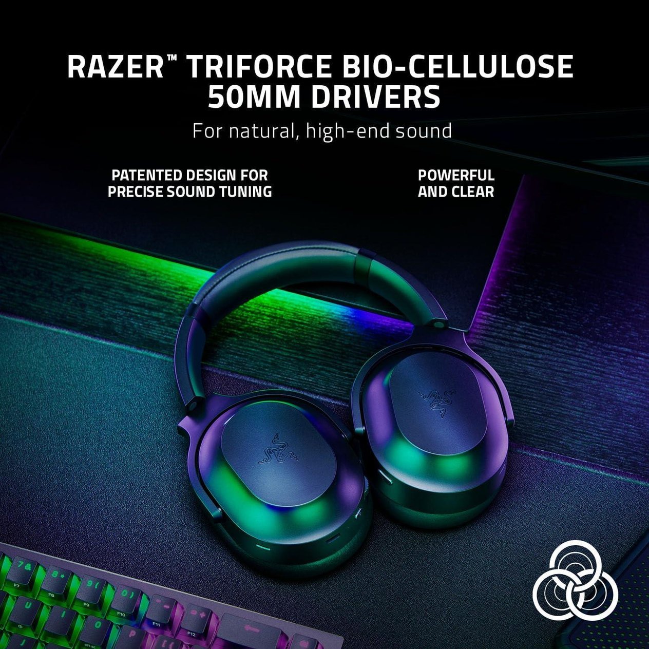 Razer Barracuda Pro - Hibrit ANC'li Kablosuz Oyuncu Kulaklığı