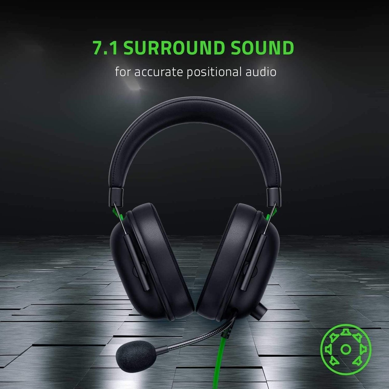 Razer BlackShark V2 X Kablolu Siyah Gaming Kulaklık ‎RZ04-03240100-R3M1