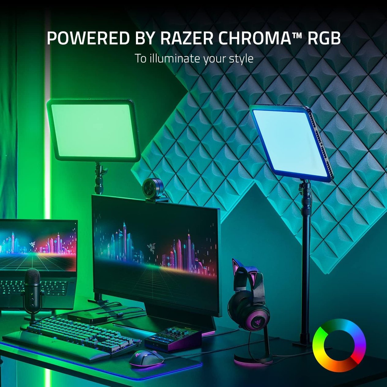 Razer Key Light Chroma RGB Işık (RZ19-04120100-R3M1)