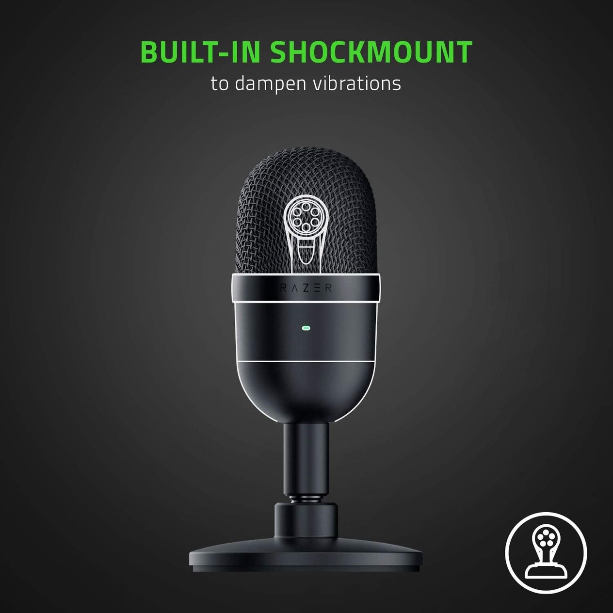 Razer Seiren Mini RZ19-03450100-R3M1 Ultra Kompakt Yayıncı Mikrofonu