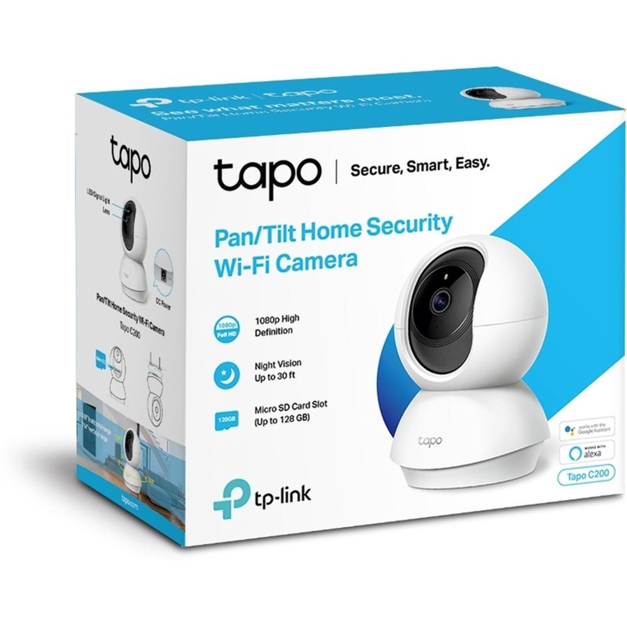 TP-Link Tapo C200 360° 1080p Wi-Fi Ev Güvenlik Kamerası