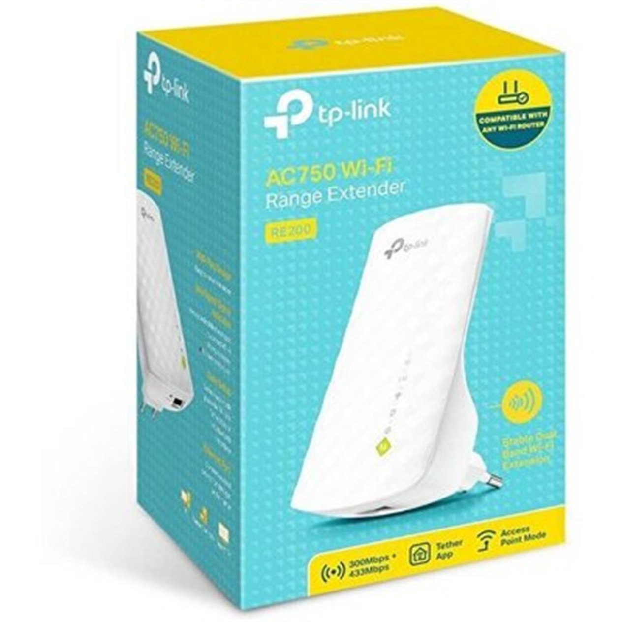 TP-Link TL-RE200 AC750 Kablosuz Menzil Genişletici