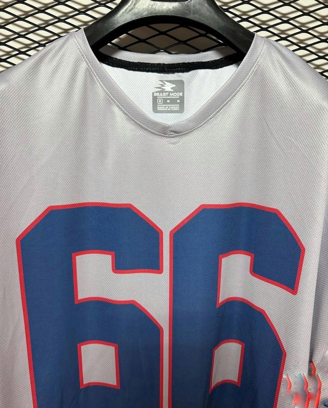 Beast Mode Oversize T-Shirt  Basic Model 66 Numara Baskılı