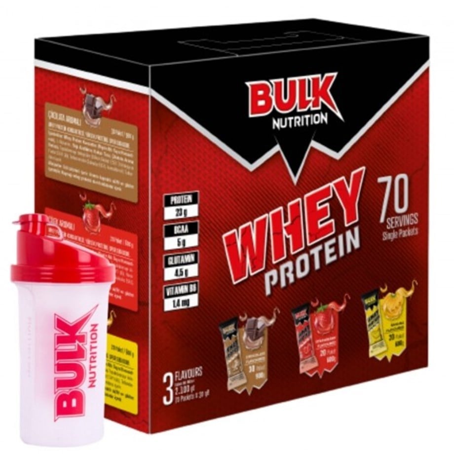 WHEY PROTEİN TOZU 70 ŞASE 2100 GR 3 MİX