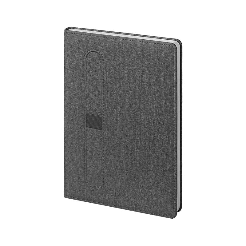2425 Gri Termo Deri Defter (IVORY KAĞIT)