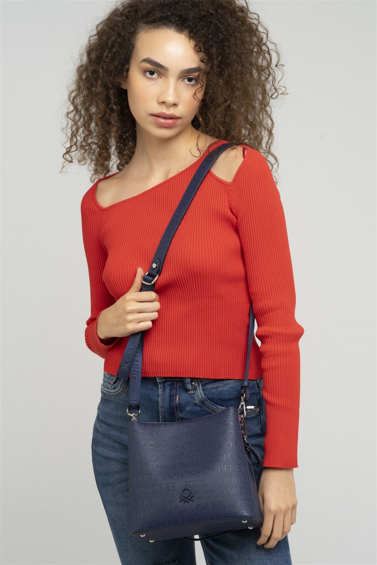 Benetton bnt 866 Kadın Omuz Çantası Lacivert