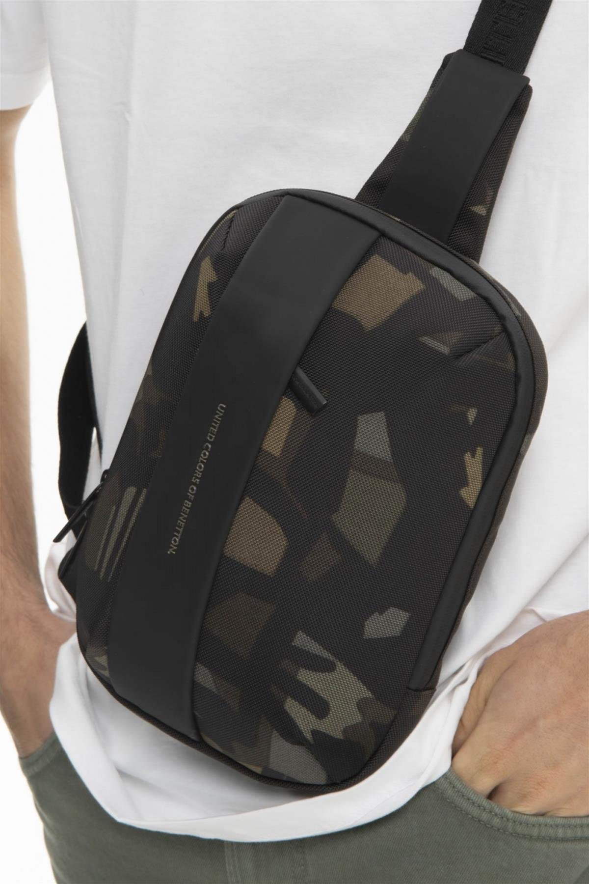 Benetton bnt 927 Erkek Freebag Kamuflaj