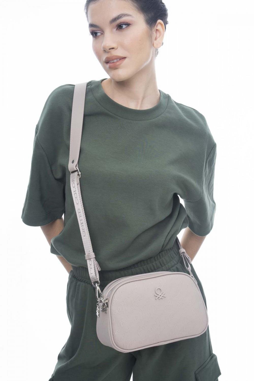 Benetton bnt1147 Kadın Çapraz Çanta Taş