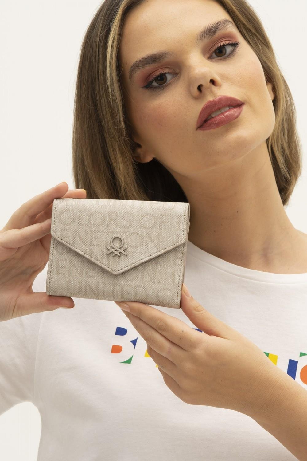 Benetton bnt1307 Kadın Cüzdan Taş