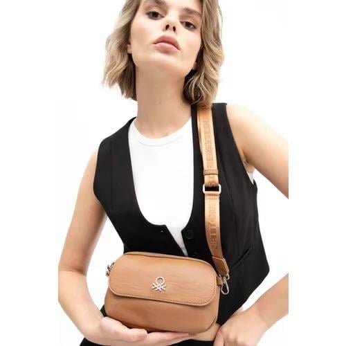 Benettton bnt1233 Kadın Çapraz Çanta Camel