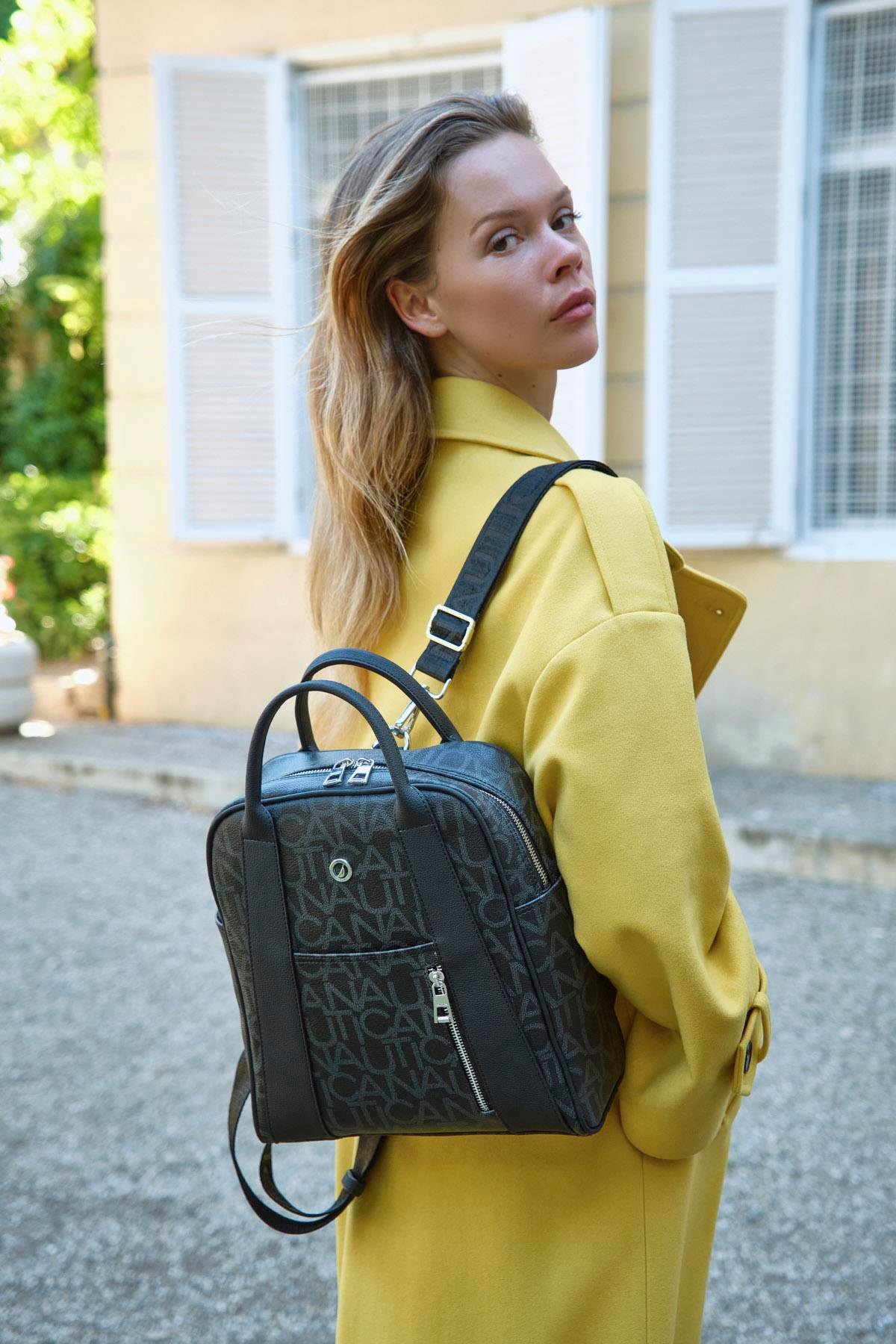 Nautica cn5046t Kadın Çapraz Çanta Siyah