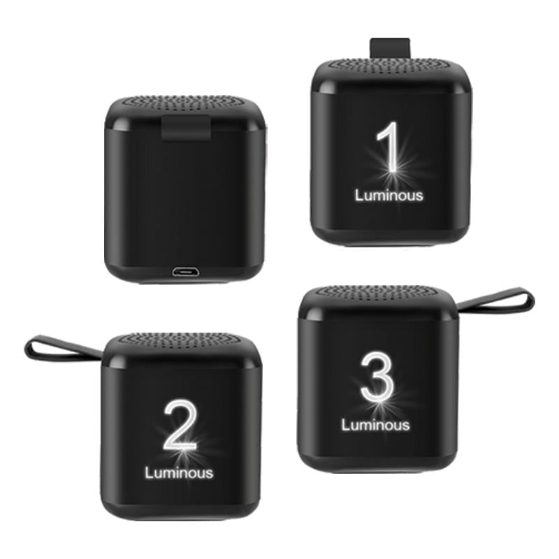 SP-4101 Siyah Bluetooth - LightUP Mini Hoparlör