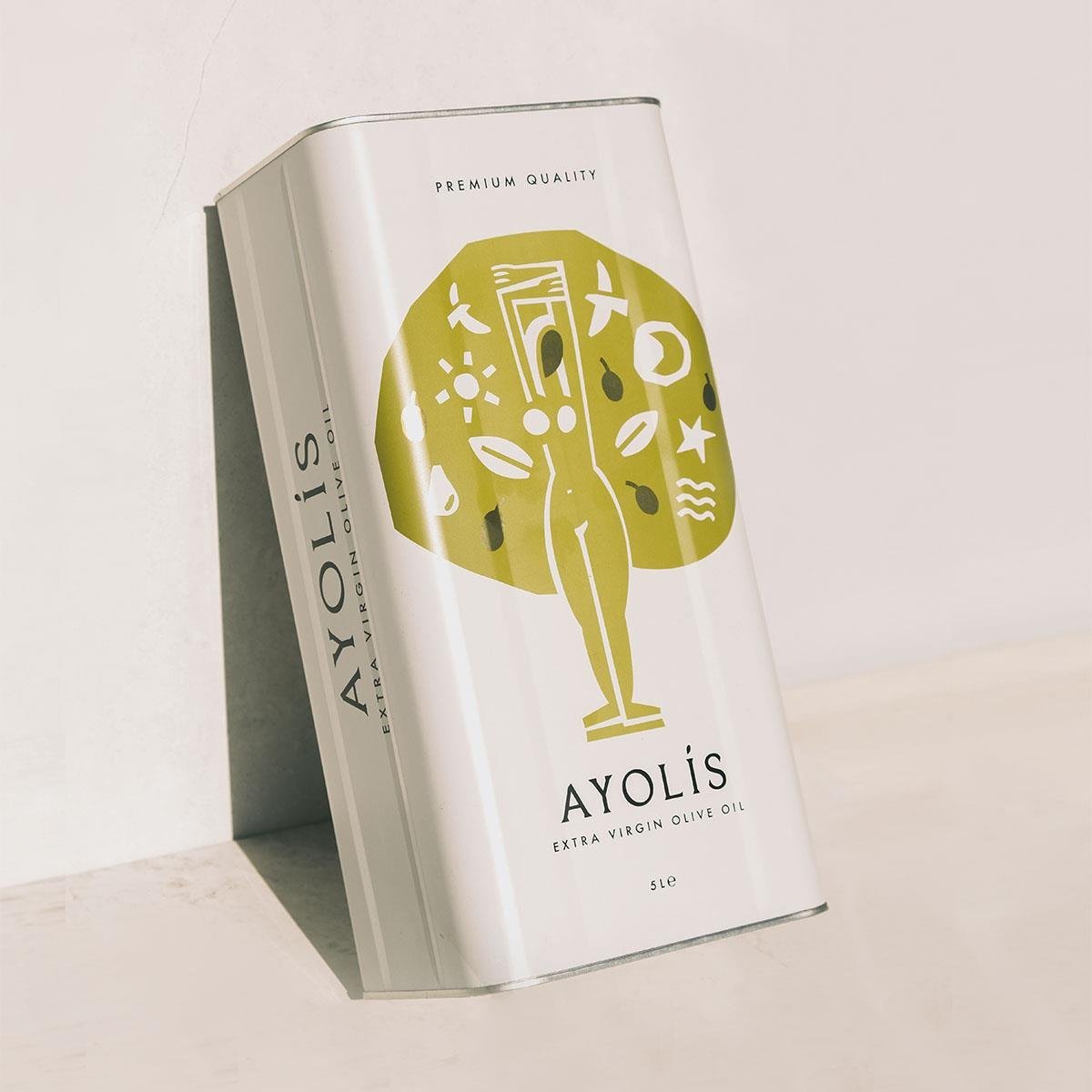 Ayolis Early Harvest Cold Pressed Premium EVOO 5 L