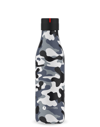 Les Artistes Paris Isı Yalıtımlı  Çelik Termos Matara 500ML Camouflage
