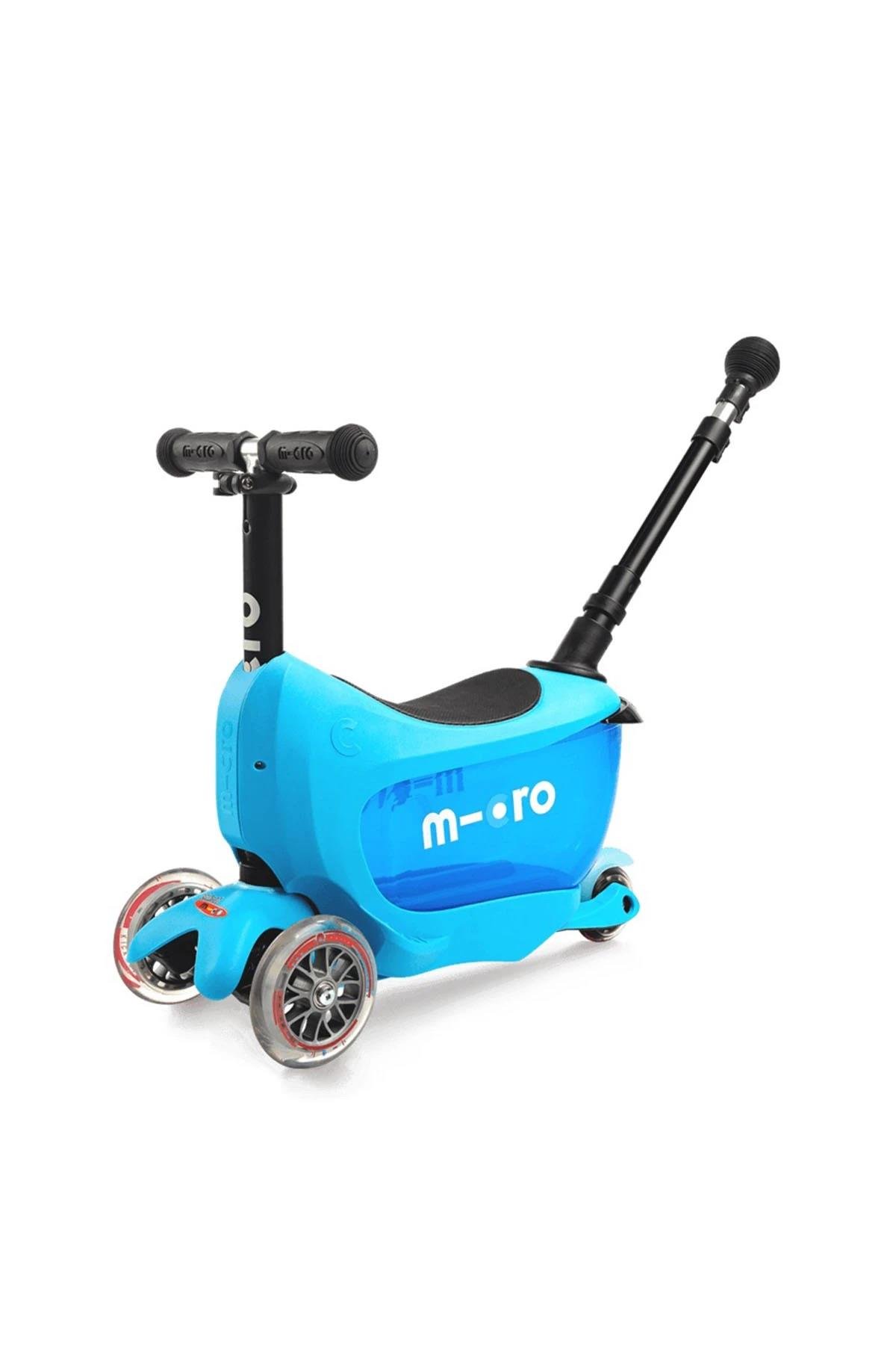Micro Mini2go Deluxe Plus 3 Tekerlekli Scooter Blue 
