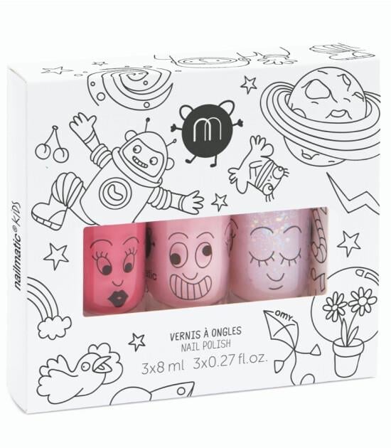 Nailmatic Kids Cosmos 3lü Cookie Bella Elliot Doğal Oje