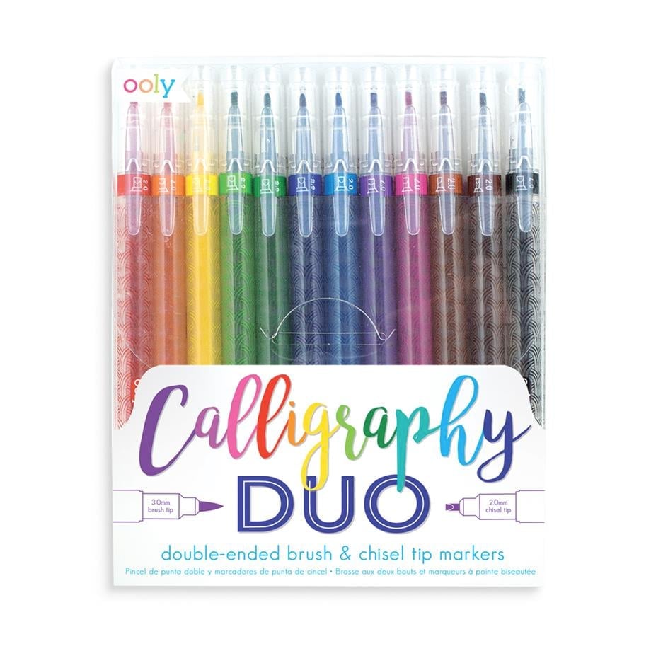OolyOoly Calligraphy Duo Çift Uçlu 12’li Kaligrafi Kalemi