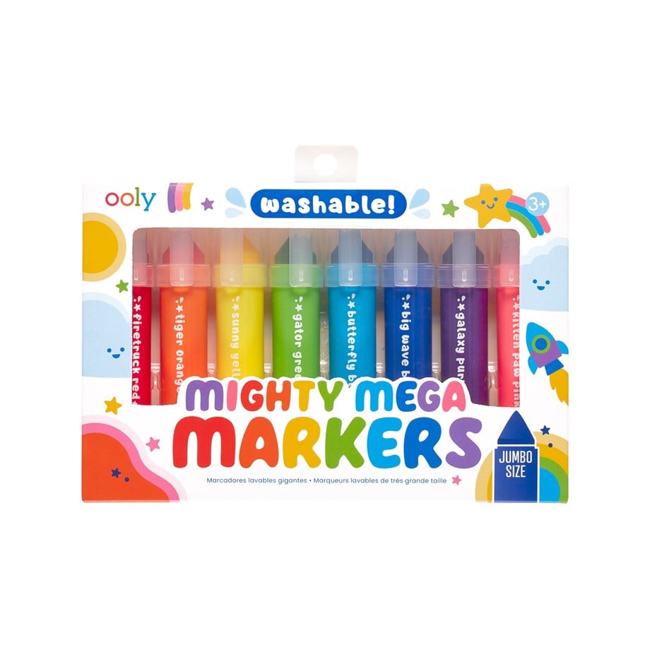 Ooly Mighty Mega Jumbo 8li Keçeli Kalem