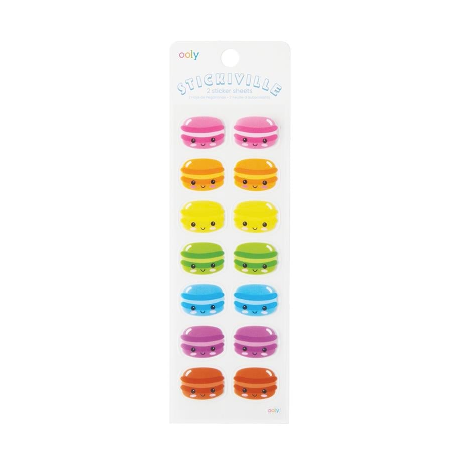 OolyOoly Stickville Çıkartmalar - Happy Macarons