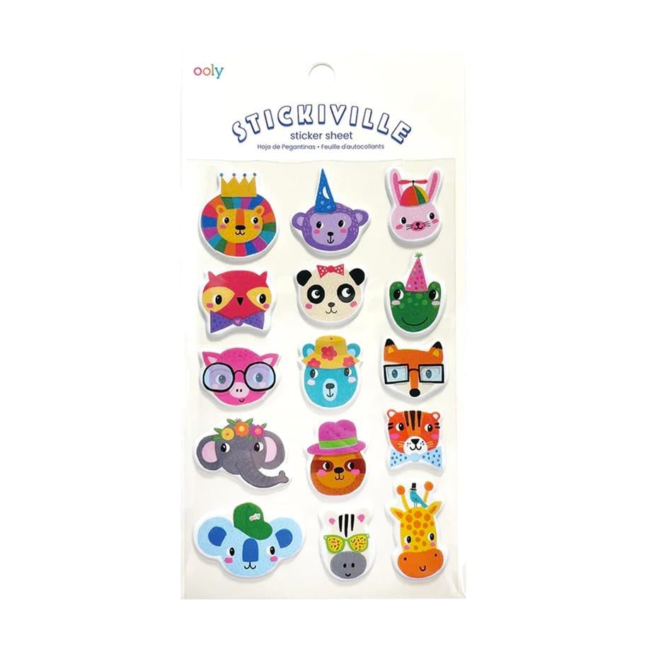 OolyOoly Stickville Çıkartmalar - Party Animals