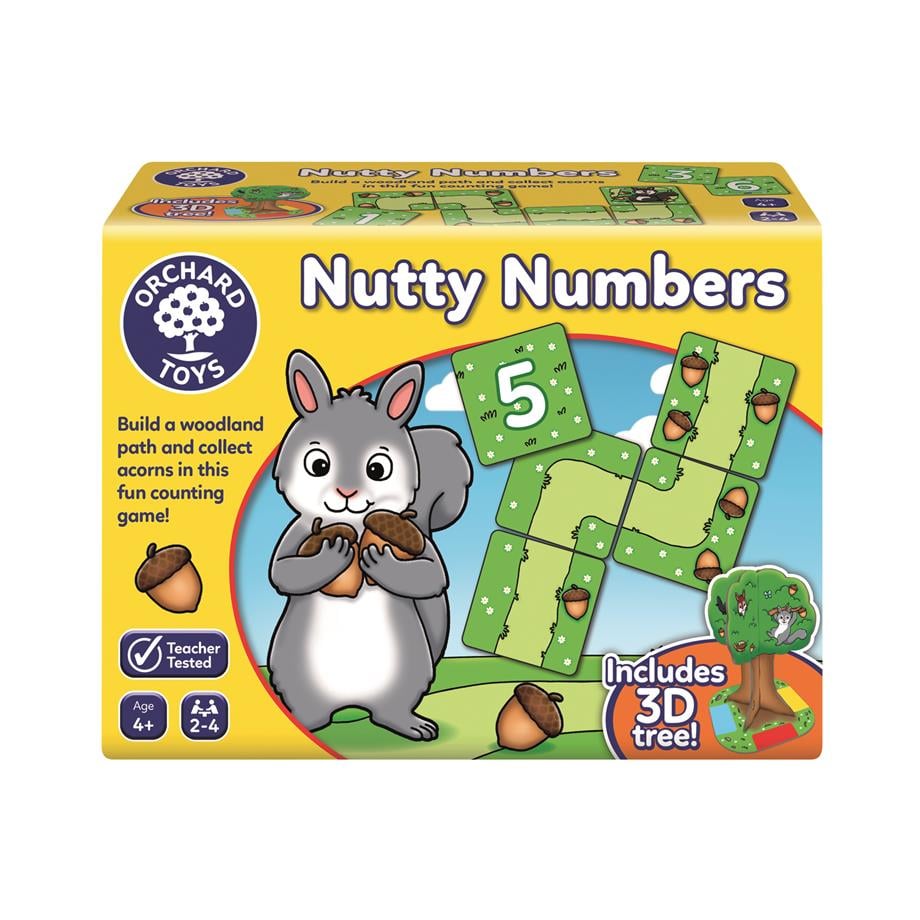 Orchard Toys Nutty Numbers 4Yaş + Kutu Oyunu