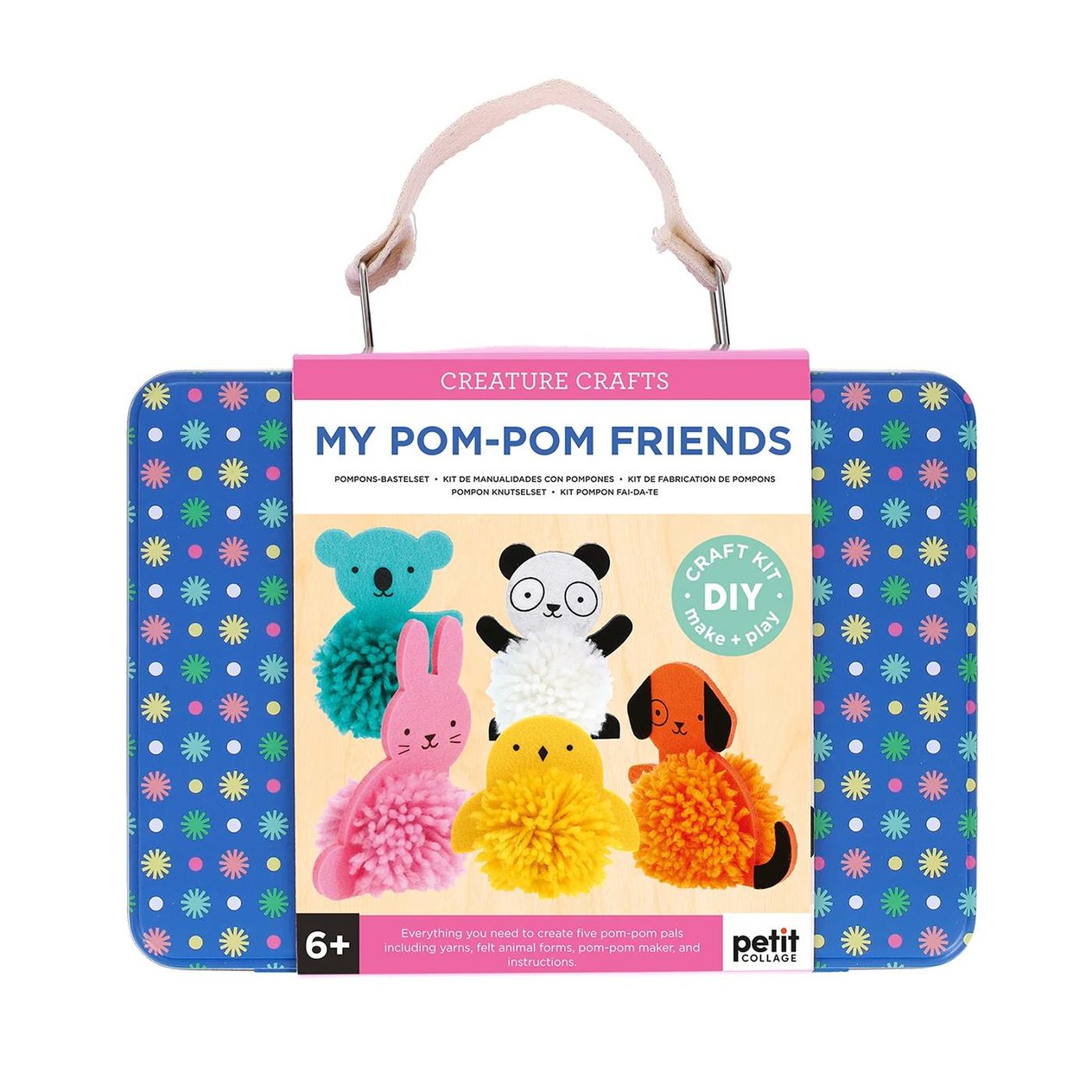 PCollagePetit Collage El İşi Seti - My Pom-Pom Friends