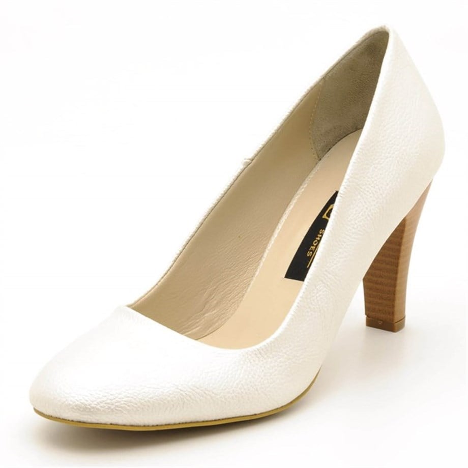 US1923 Pearl Faux Leather Large Size Mid-Heel Women's Premier Shoes 