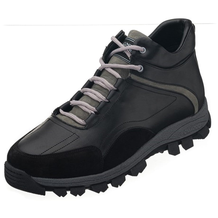USGG1406 Black Leather Large Size Capsule Hiking Sole High Quality Special Edition Men's Boots 