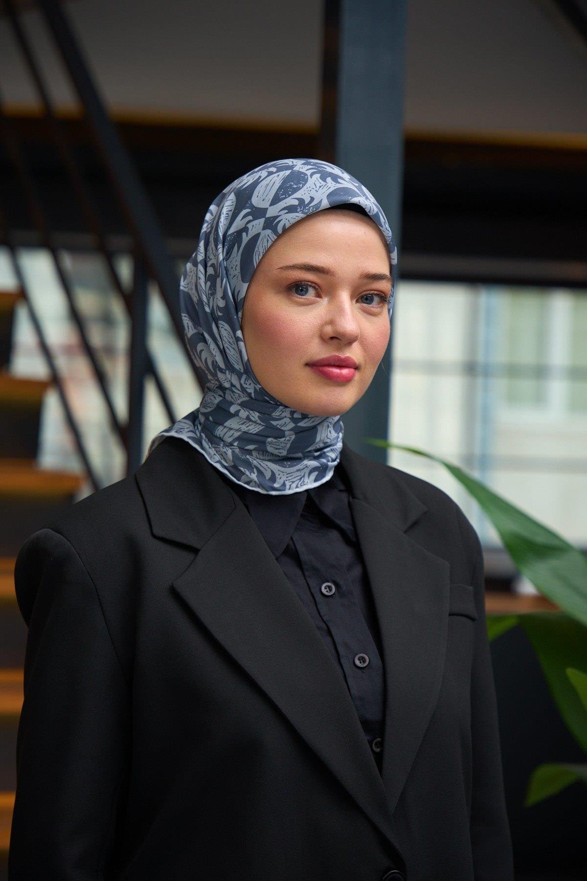 Harmony Collection Soft Eşarp Çelik Gri 1182-07