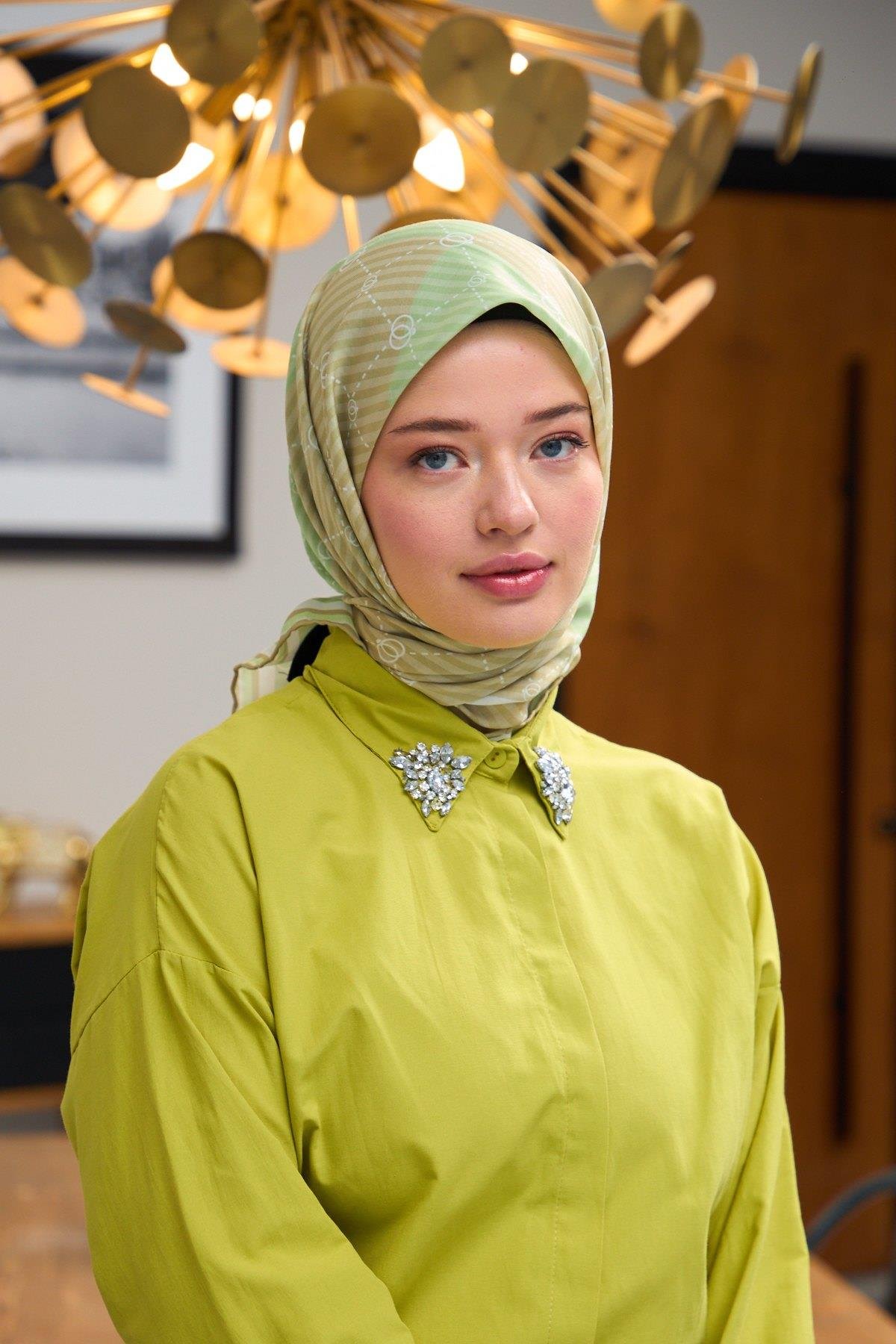 Harmony Collection Soft Eşarp Çimen Yeşili 1176-04