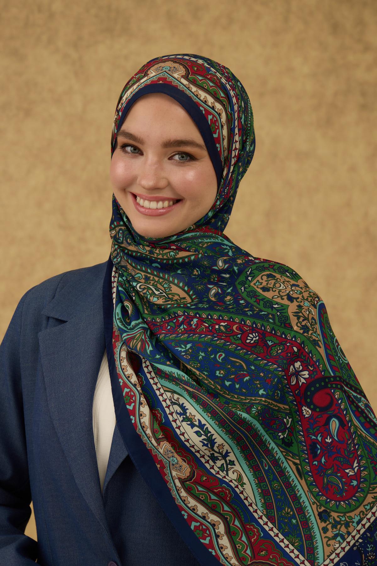 İpekhan Soft Şal Lacivert 3053-09