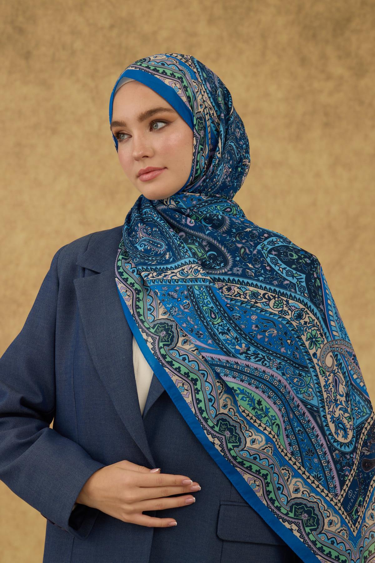 İpekhan Soft Şal Saks 3053-13