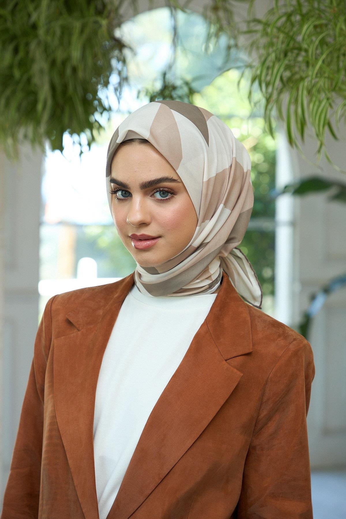 Yaz Işıltısı Koleksiyonu Soft Eşarp Vizon Krem 1186-05