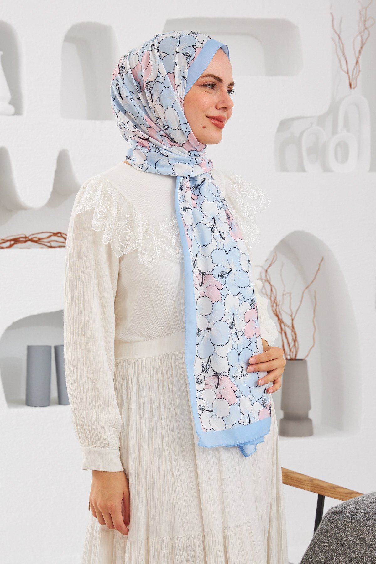 Nature Gardenya Soft Şal Bebe Mavi 3034-10