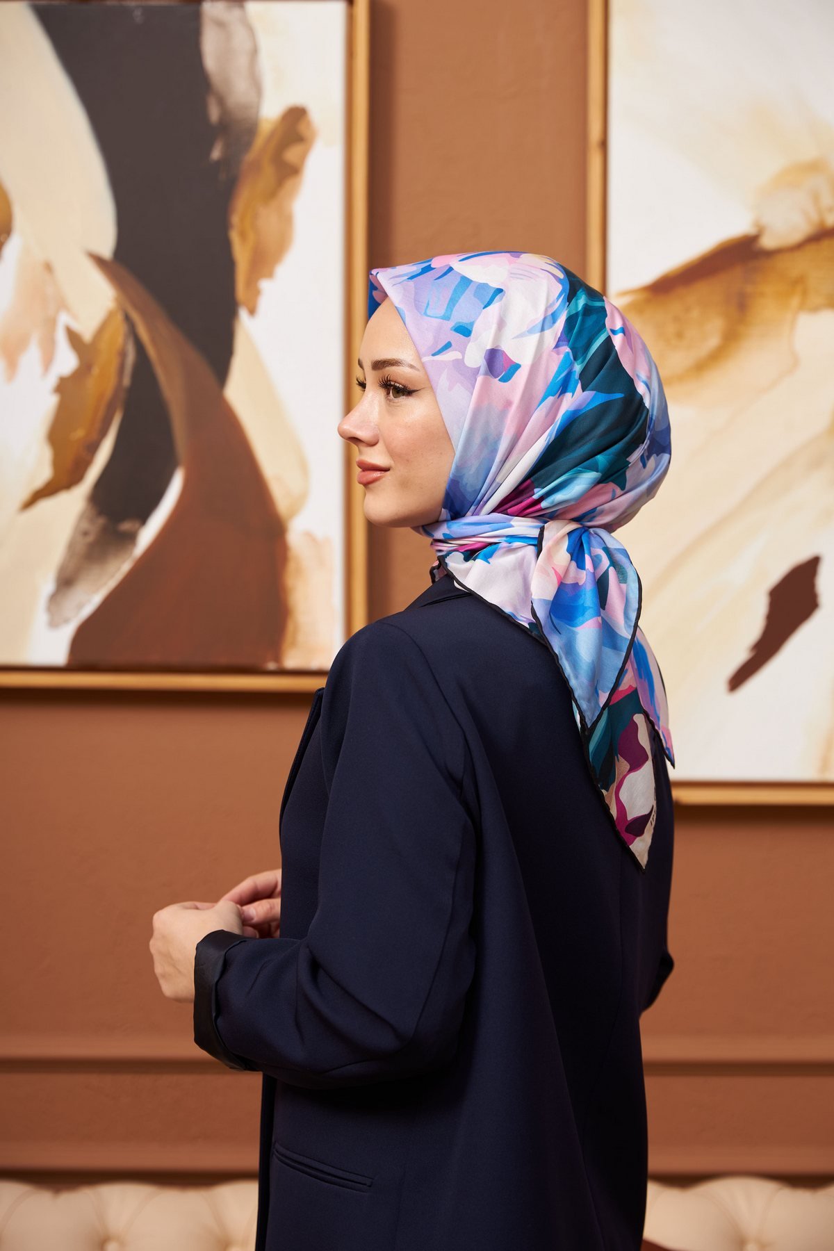 Nature Line Rose Soft Eşarp Lila Mor 1156-08