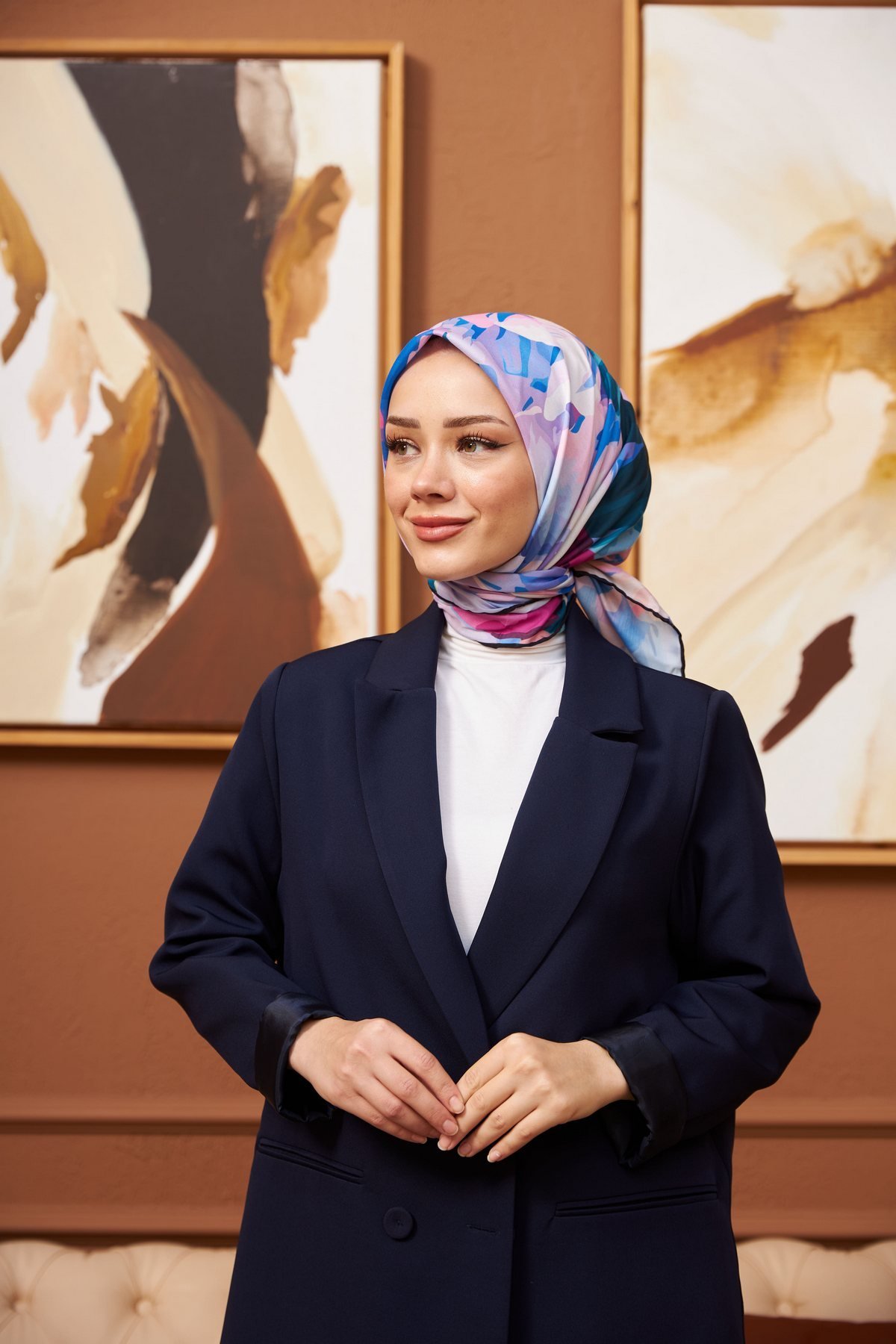 Nature Line Rose Soft Eşarp Lila Mor 1156-08