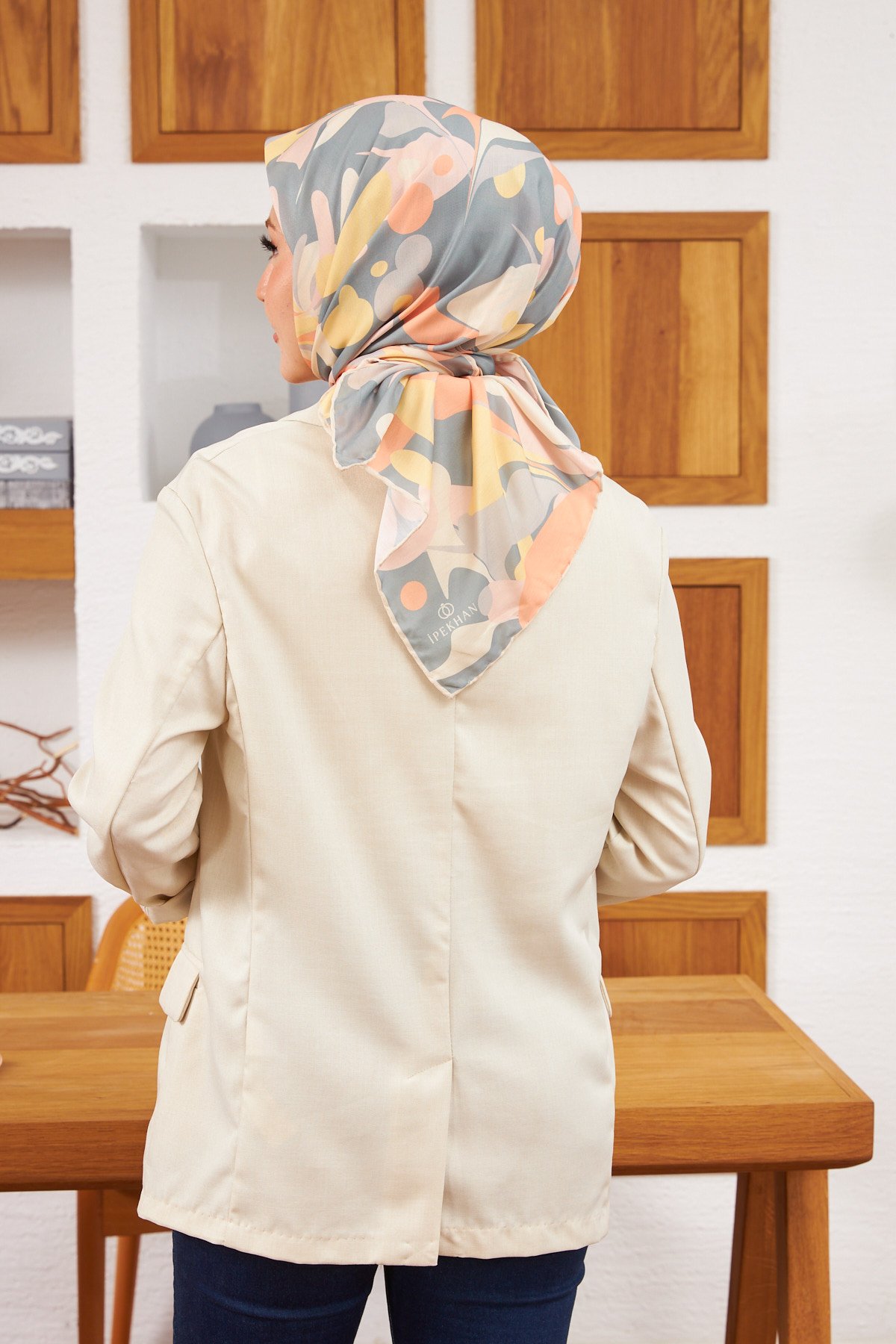 Nature Pearl Soft Eşarp Gümüş Gri 1143-01