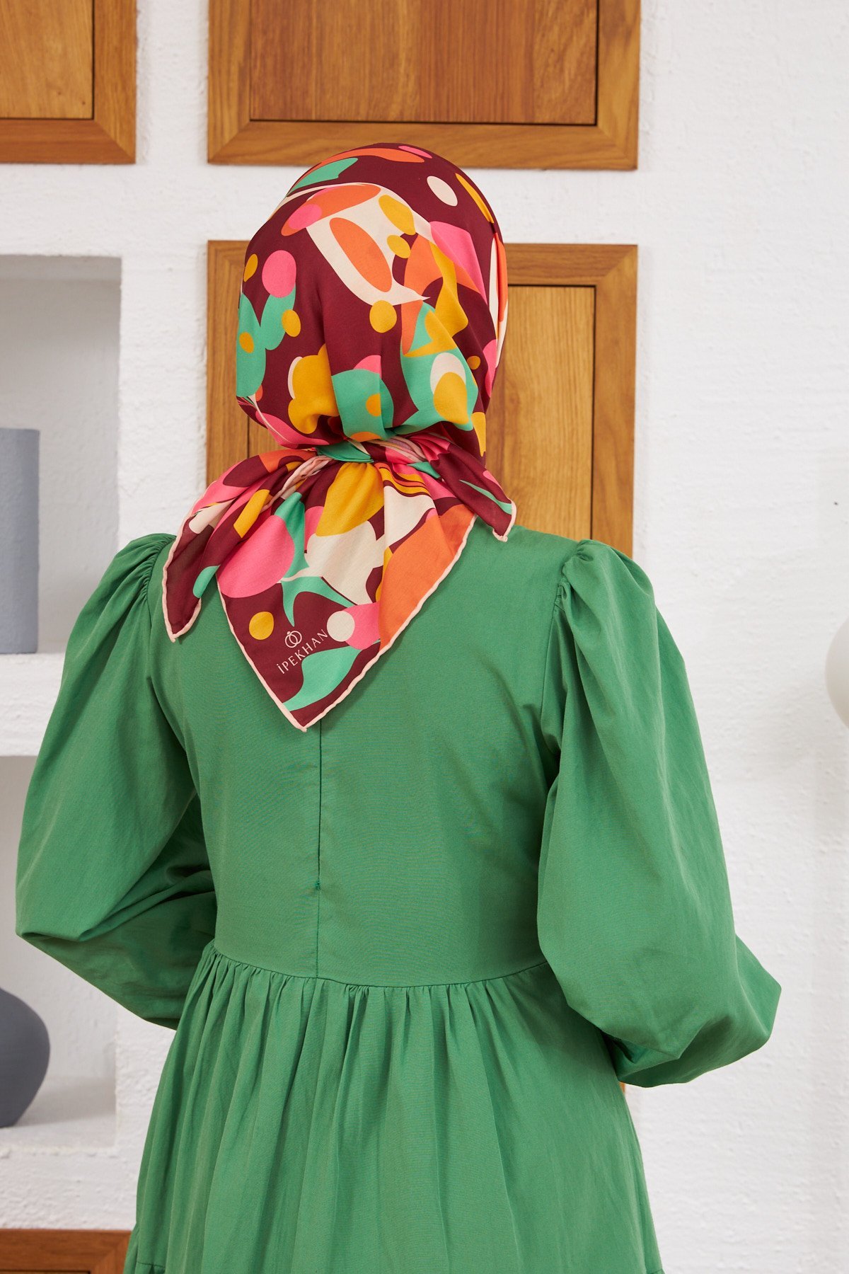 Nature Pearl Soft Eşarp Koyu Kızıl 1143-06