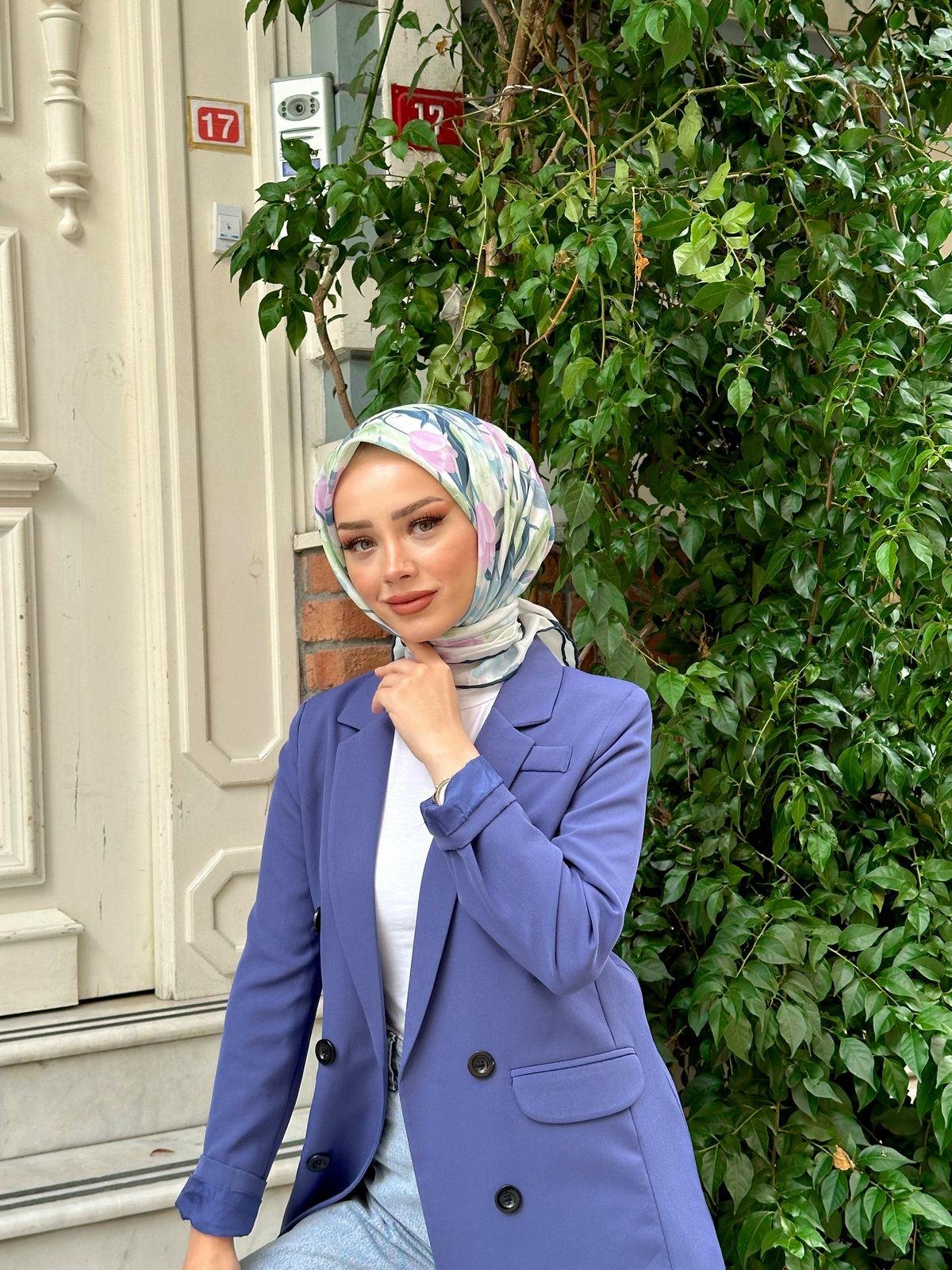Pera Soft Eşarp Krem Pembe 1148-11