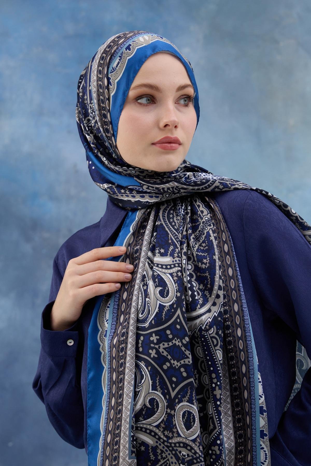 Saks Hint Vual Şal -  5005-11