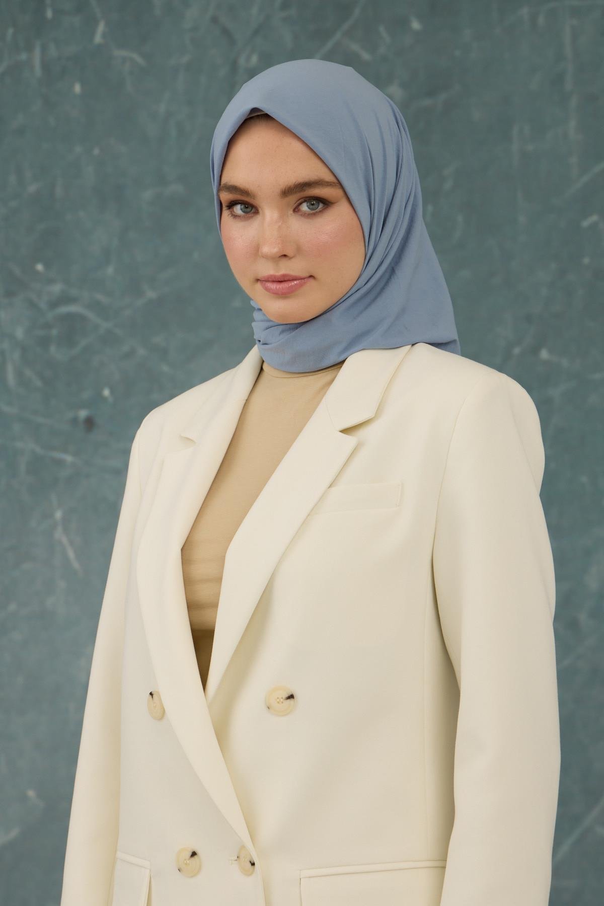 Taş Rengi Comfy Yok Eşarp -  10001-26