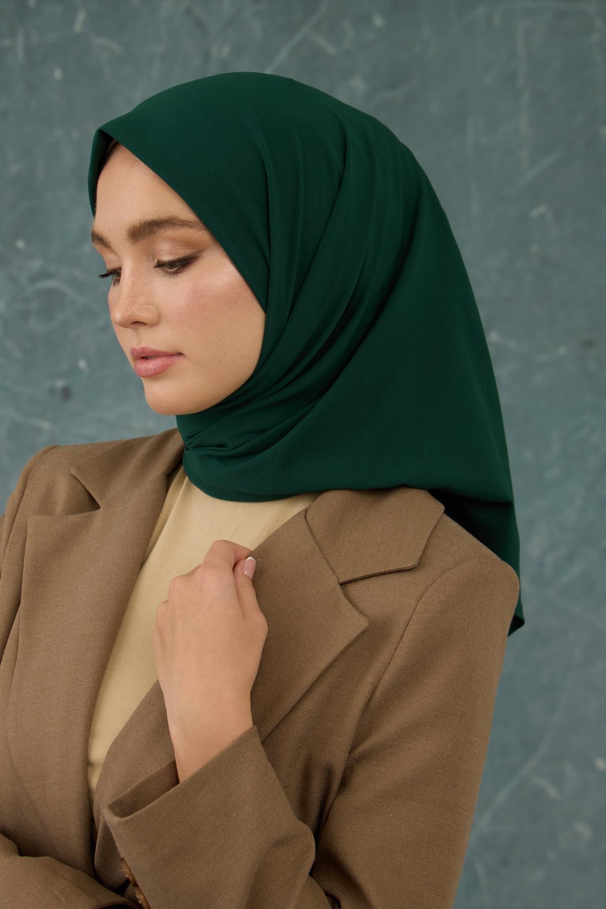 Zümrüt Yeşil Comfy Yok Eşarp -  10001-29