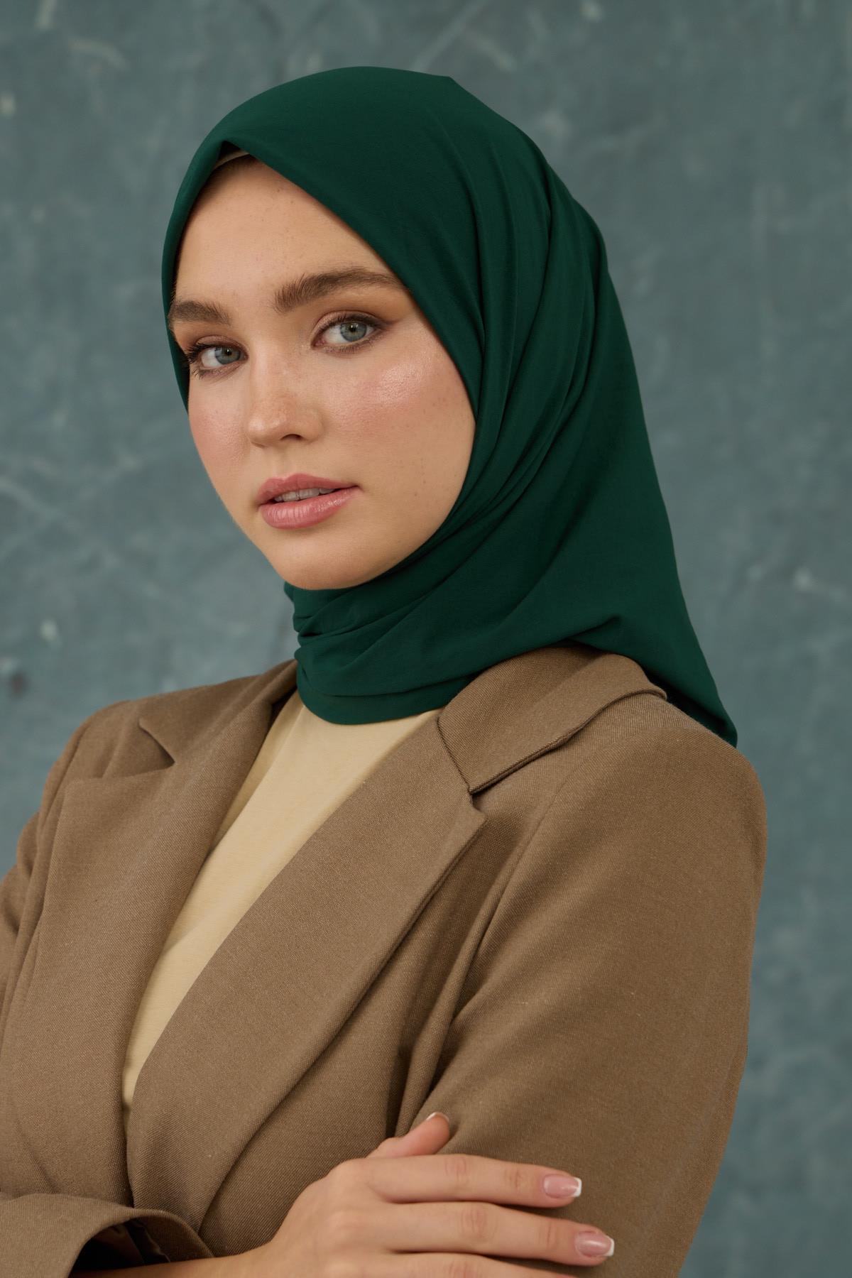Zümrüt Yeşil Comfy Yok Eşarp -  10001-29