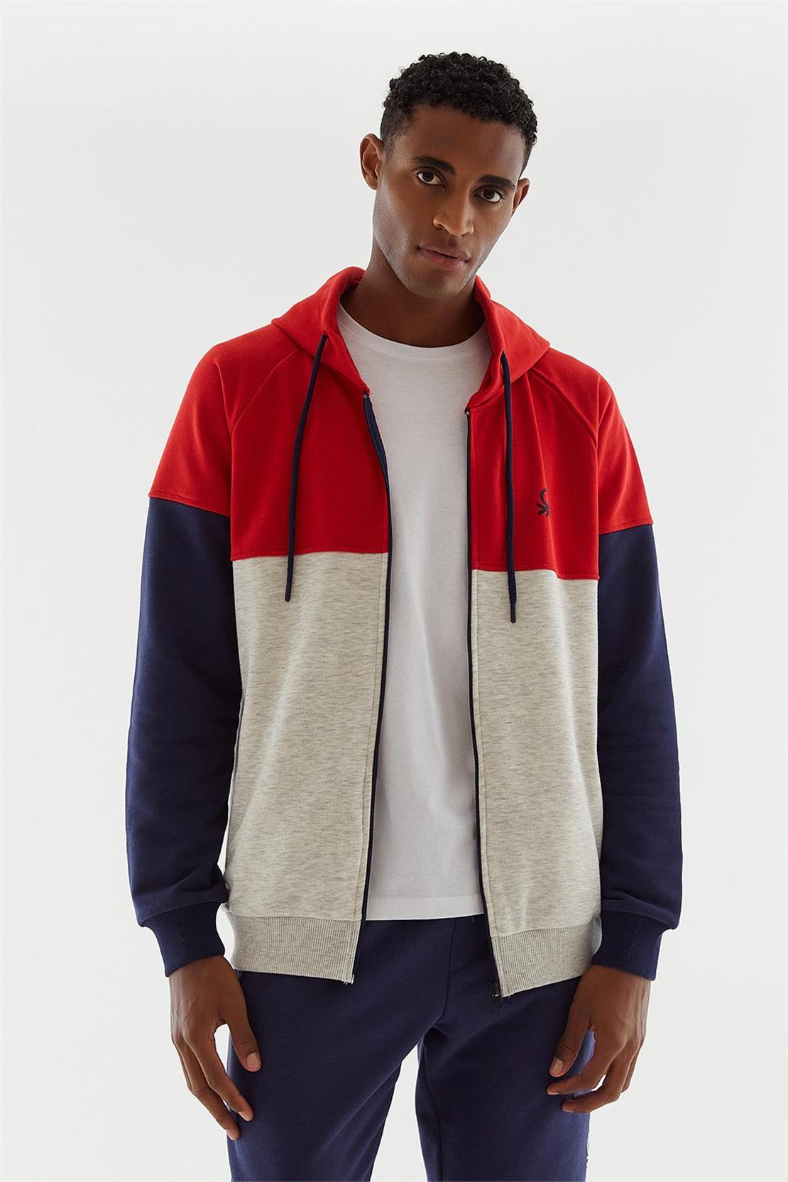 BENETTON BNT-M20673 Sweatshirt Sweatshirt Modeli ERKEK