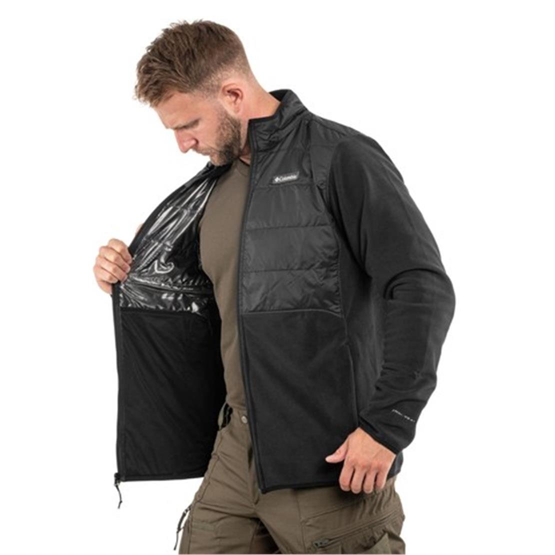 COLUMBIA Basin Butte Tam Fermuarlı II Erkek Polar Üst Sweatshirt Modeli ERKEK